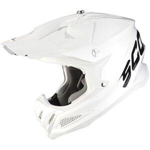 Casco Off Road Scorpion Vx-22 Air Solid Bianco Lucido