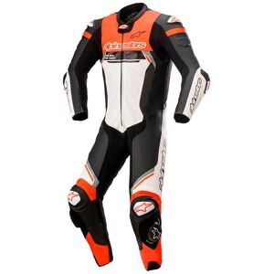 Tuta Pelle Intera missile Ignition V2 Alpinestars Nero / bianco / Rosso