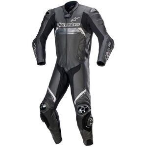 Tuta Pelle Intera missile Ignition V2 Alpinestars Nero / nero