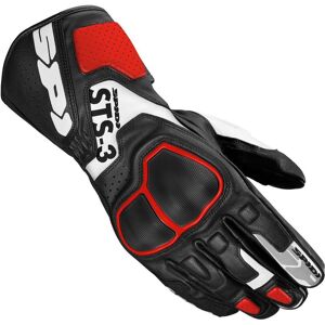 Spidi Sts-3 A219 Guanto In Pelle Moto Sport Touring Racing Colore 014 Red