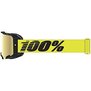 100% Armega Essential Chrome Occhiali Da Motocross M Giallo Neon