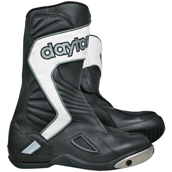 daytona evo voltex gtx gore-tex stivali moto impermeabili nero bianco 48