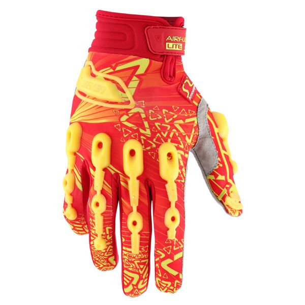 leatt airflex lite guanti rosso giallo xs