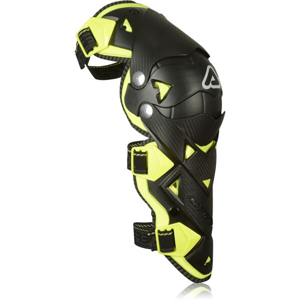 acerbis impact evo 3.0 protettori per ginocchiere nero giallo unica taglia