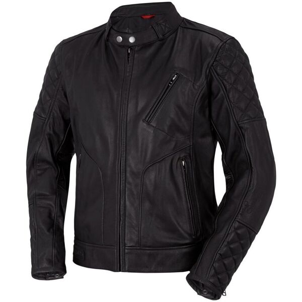 bogotto chicago retro giacca in pelle moto nero 48