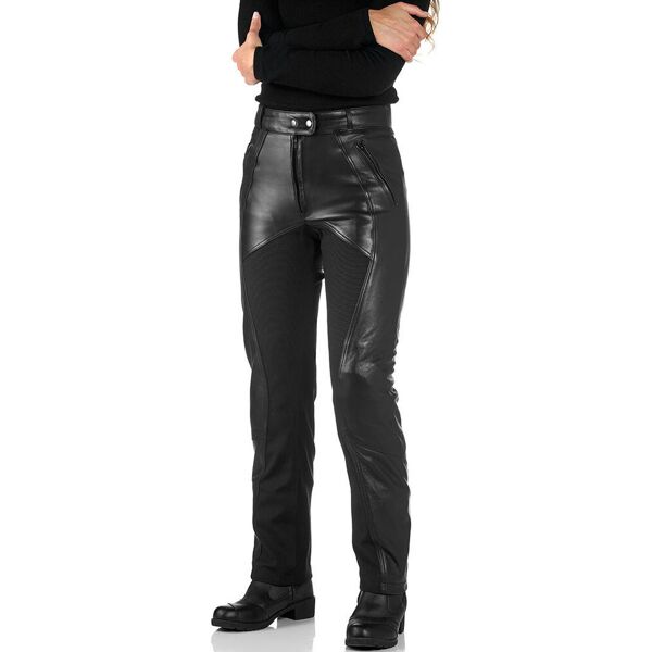 grand canyon nena pantaloni in pelle nero 38