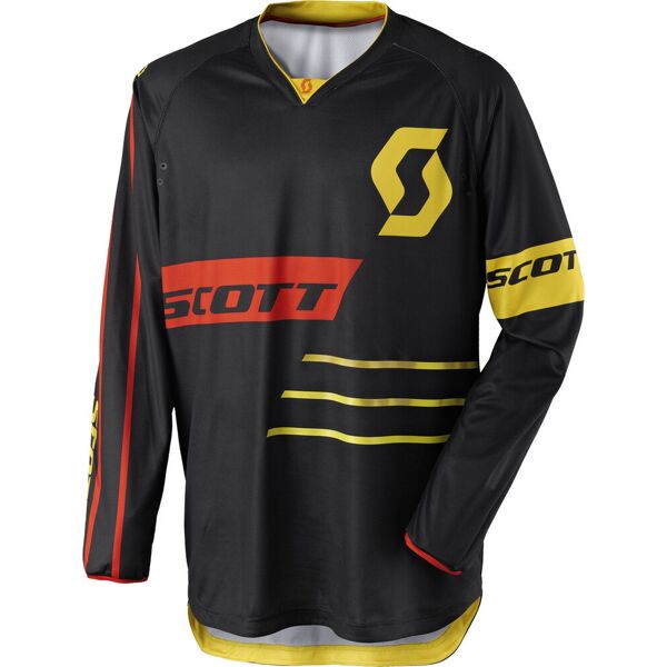 scott 350 dirt maglia motocross 2017 nero giallo l