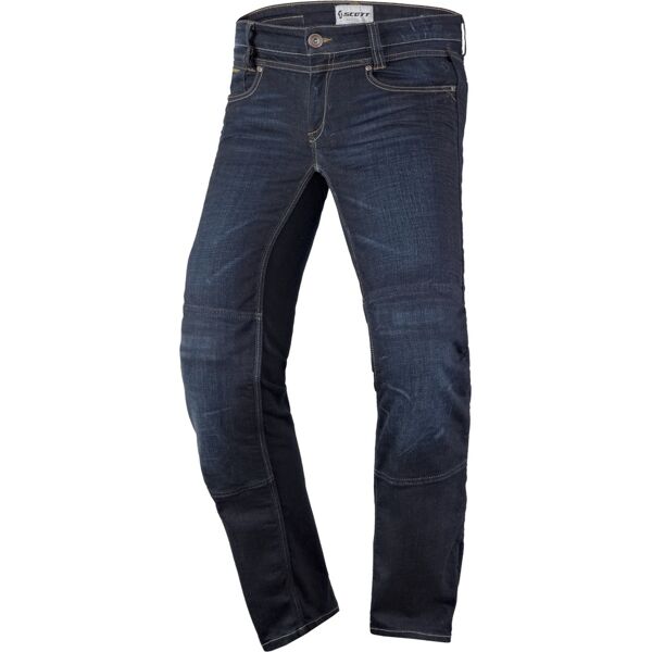 scott denim stretch jeans motociclistici blu m