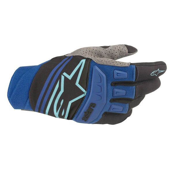 alpinestars tech star guanti motocross nero blu s