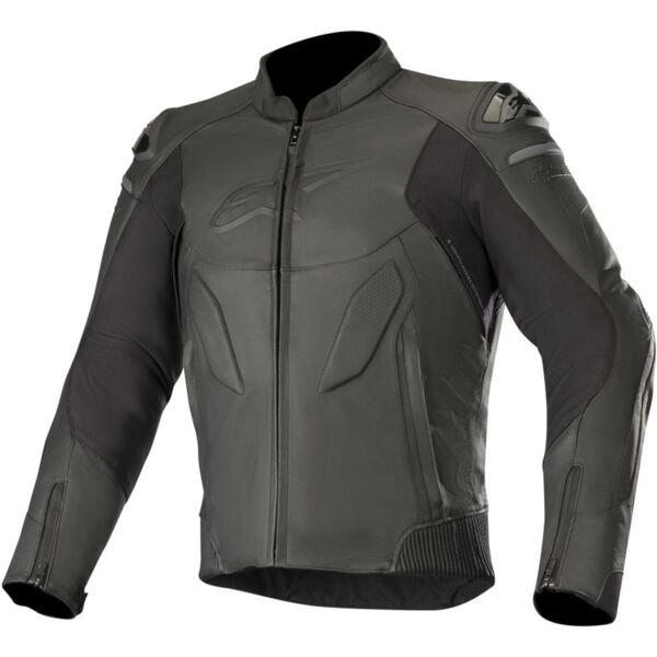 alpinestars caliber giubbotto moto in pelle nero 56