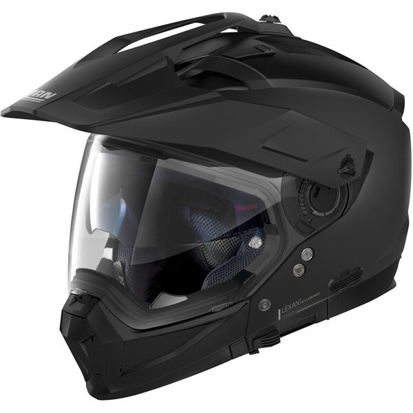 nolan n70-2 x classic n-com casco nero 2xs