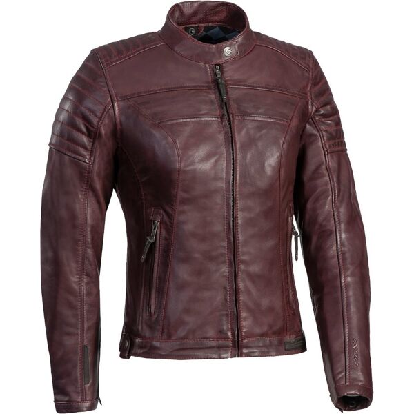 ixon spark giubbotto moto in pelle ladies rosso l