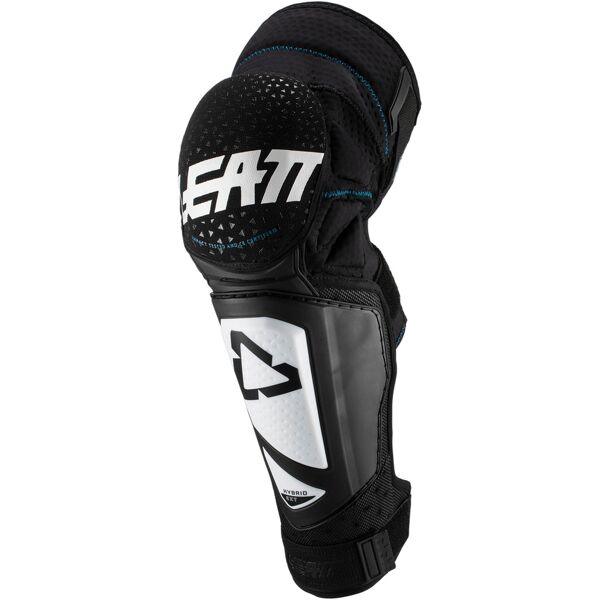 leatt 3df hybrid ext motocross ginocchio/parastinco bianco s m