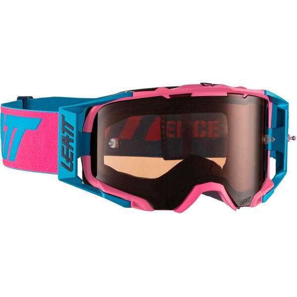 leatt velocity 6.5 occhiali motocross rosa unica taglia