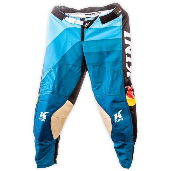 kini red bull vintage pantaloni motocross nero blu m