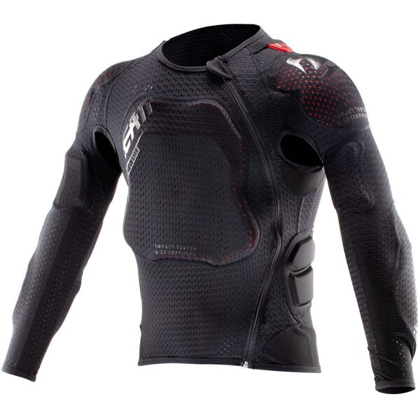 leatt body 3df airfit lite camicia di protezione per bambini nero l xl