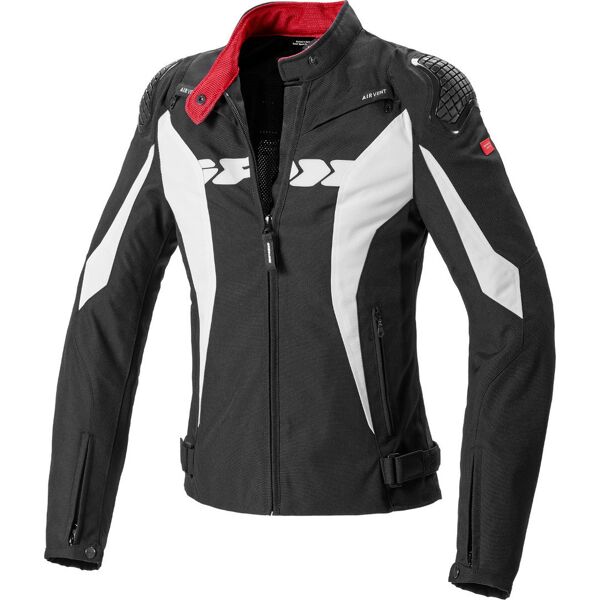 spidi sport warrior tex women motorcycle giacca in tessuto nero bianco xl