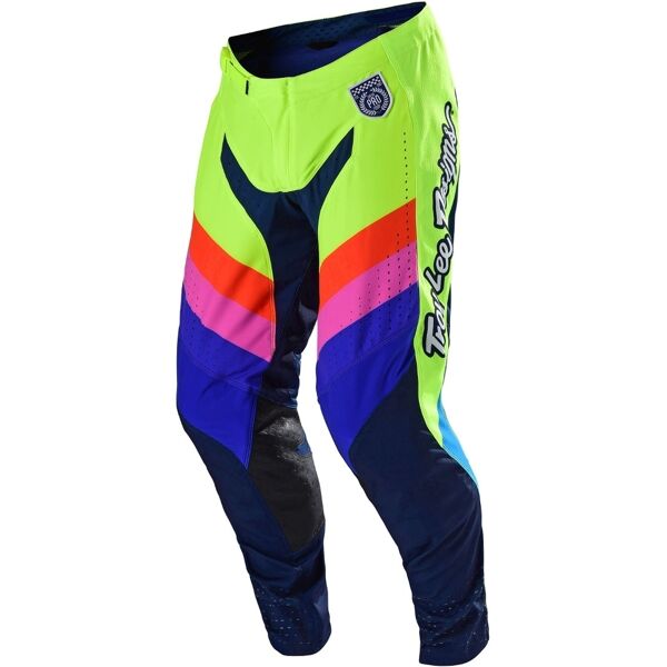 lee se pro mirage pantaloni motocross blu giallo 34