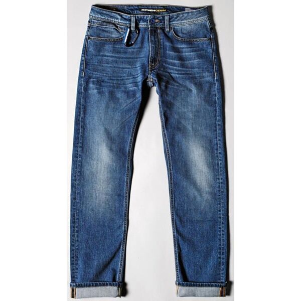 spidi denim free rider pantaloni slim fit motorcycle jeans blu 33