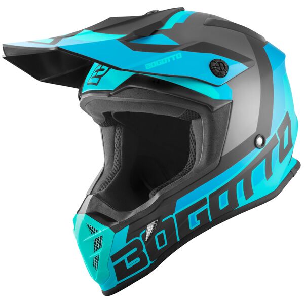 bogotto v332 unit casco motocross blu xl
