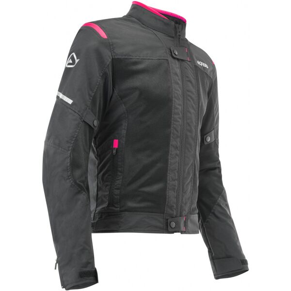 acerbis ramsey vented giacca tessile moto da donna nero rosa l