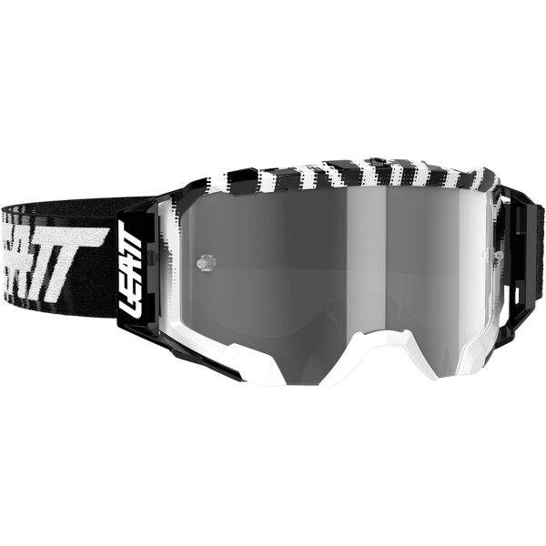 leatt velocity 5.5 occhiali da motocross nero bianco unica taglia