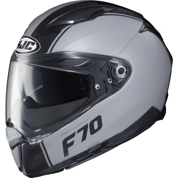 hjc f70 mago casco nero grigio xs