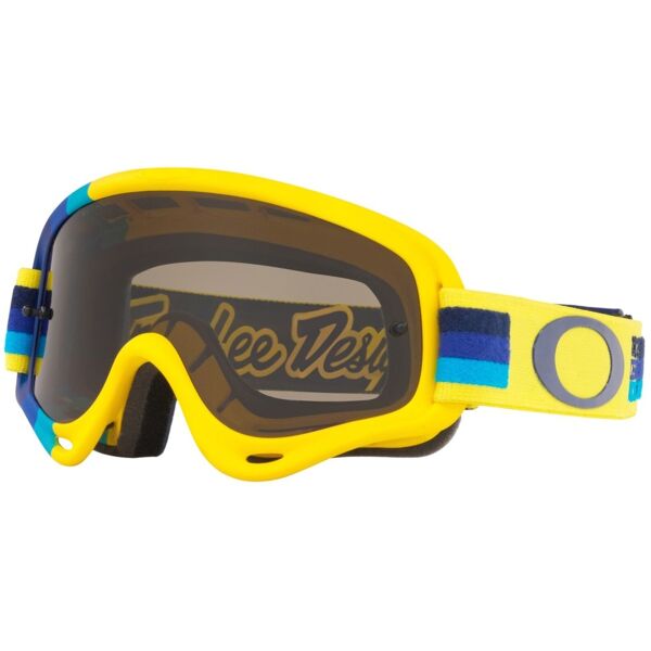 oakley xs o-frame tld pre-mix yelblue occhiali motocross blu giallo unica taglia