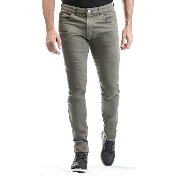 ixon flint jeans motociclistici verde marrone xl