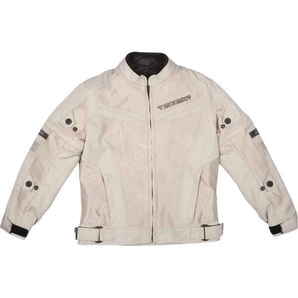 modeka x-vent giacca tessile per moto ciclismo per bambini grigio xs 140