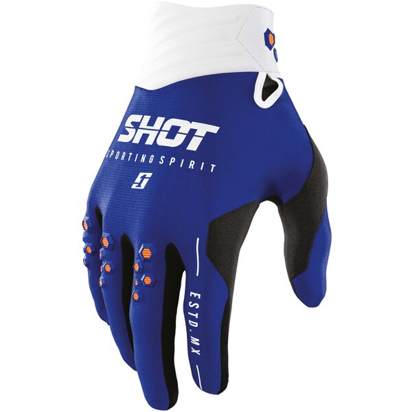 shot contact spirit guanti motocross blu 4xl