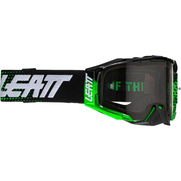 leatt velocity 6.5 neon occhiali motocross verde unica taglia