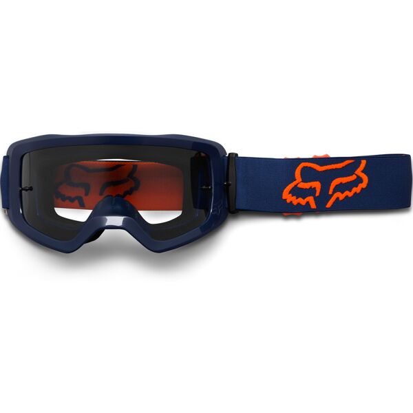 fox main s stray occhiali da motocross tear-off blu unica taglia