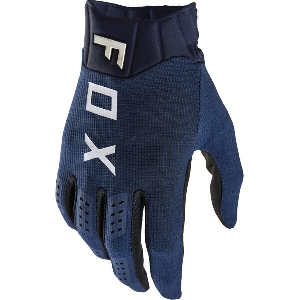 fox flexair guanti motocross blu m