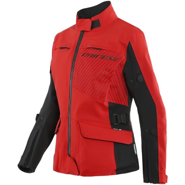 dainese tonale d-dry xt giacca tessile da donna nero rosso 42