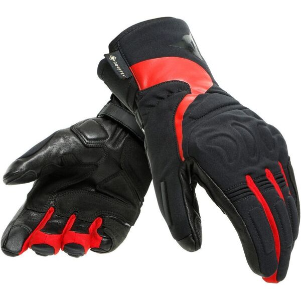 dainese nebula gore-tex guanti da moto da donna nero rosso 2xs