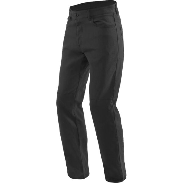 dainese classic regular pantaloni in tessuto motociclistica nero 35