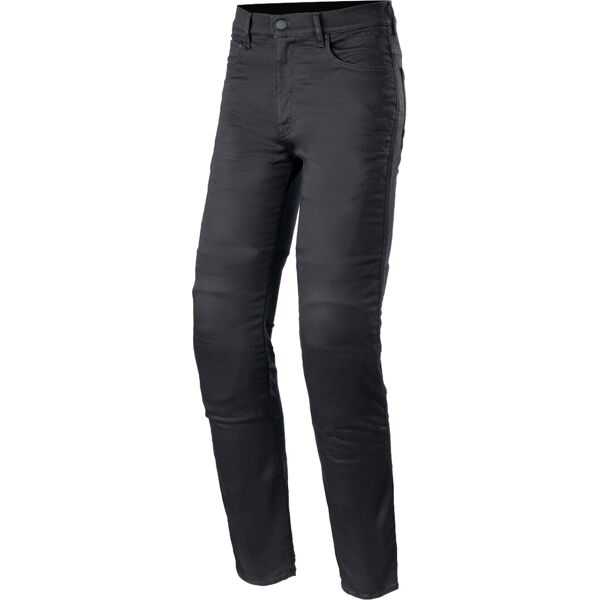 alpinestars cerium tech-stretch riding jeans da moto nero 38