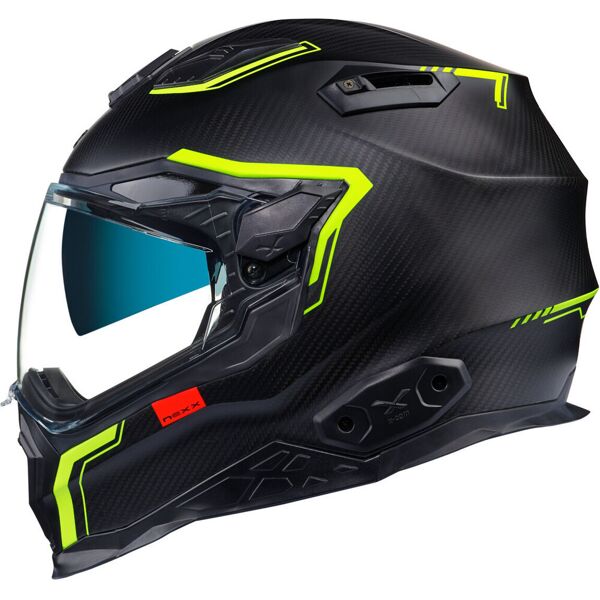 nexx x.wst 2 carbon zero 2 casco nero giallo 2xl