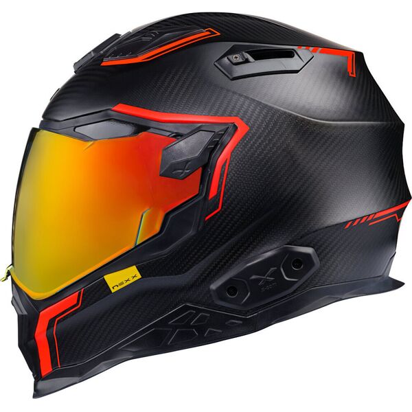 nexx x.wst 2 carbon zero 2 casco nero rosso xs