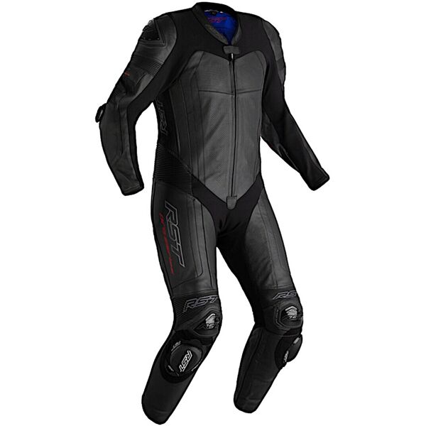 rst pro series airbag one piece tuta in pelle moto nero 3xl