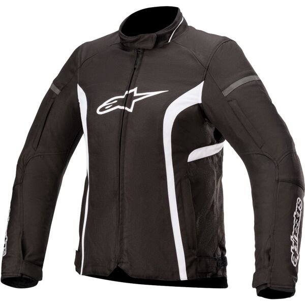 alpinestars stella t-kira v2 giacca tessile donna impermeabile nero bianco xl