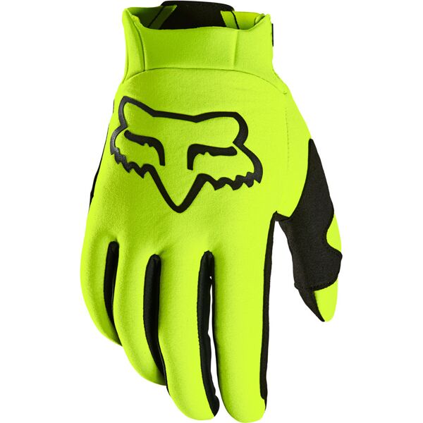 fox legion thermo ce guanti motocross giallo 2xl