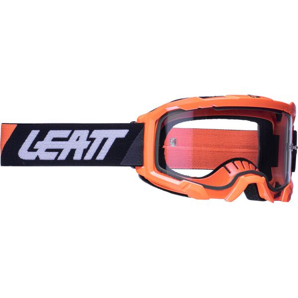 leatt velocity 4.5 bold occhiali da motocross arancione unica taglia