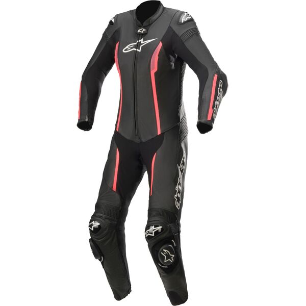 alpinestars stella missile v2 one piece motorcycle ladies leather suit nero rosa 40