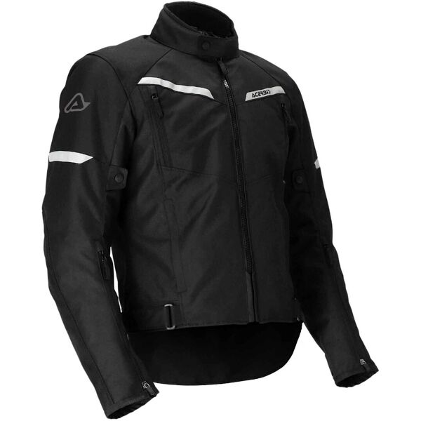 acerbis x-street giacca tessile moto nero xl