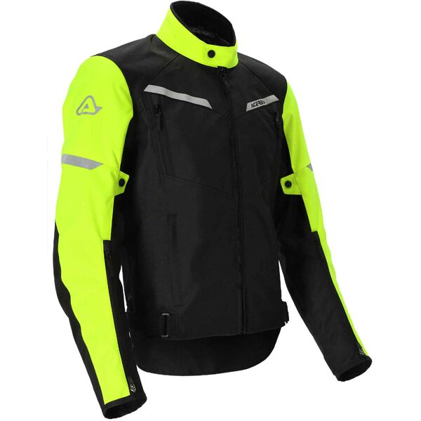 acerbis x-street giacca tessile moto da donna nero giallo 2xl