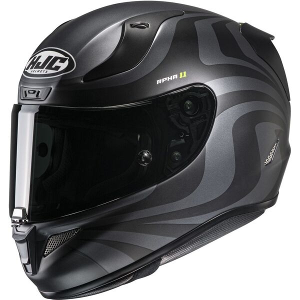 hjc rpha 11 eldon casco nero argento s