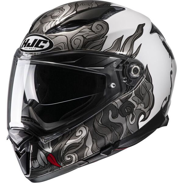 hjc f70 spector casco grigio bianco 2xl