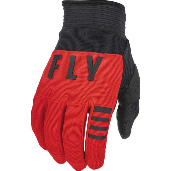 fly racing f-16 guanti motocross nero rosso l